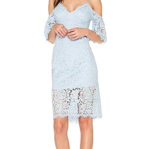 NWOT Bardot Cold Shoulder Midi Lace 'Karlie" Dress